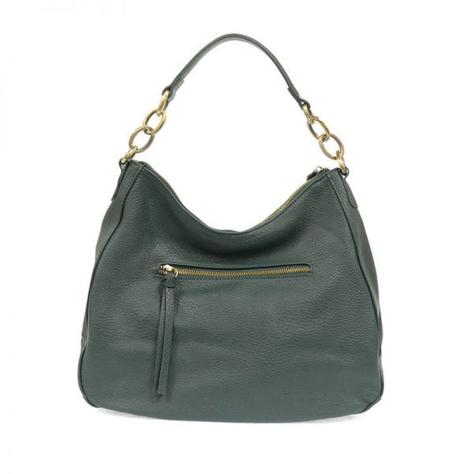 Shanae Chain Handle Convertible Bag in Green Opal