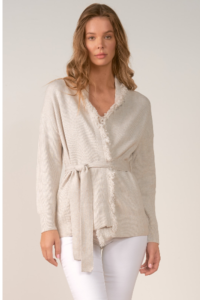 Oatmeal Sweater Cardigan