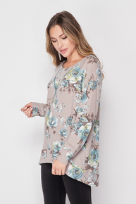 Ivory Taupe Top