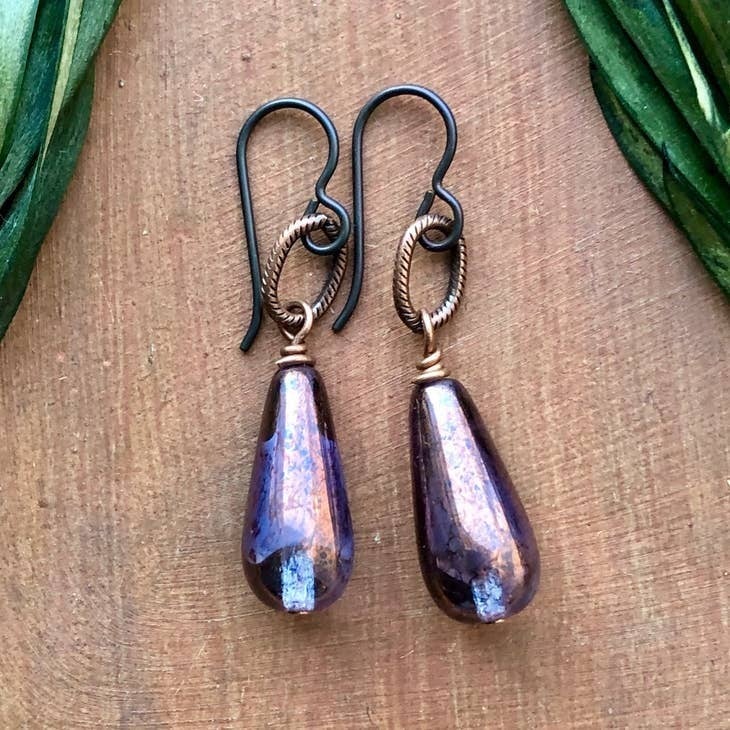 Lilac Bronze Teardrop
