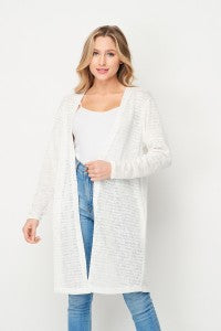 HoneyMe Off White Cardigan